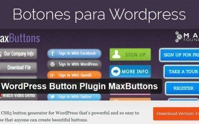 Botones para web: Plugin WordPress para crear botones personalizados