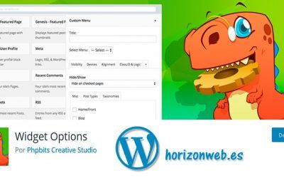 Plugin para no mostrar u ocultar widgets en WordPress
