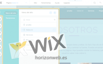 Cómo crear páginas con el editor de Wix, crear estructura y gestión del menú Wix + VÍDEO