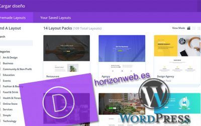 Plantillas DIVI: Más de 2.130 Layouts GRATIS para Divi, insértarlos y personalízalos + ** VÍDEOS **