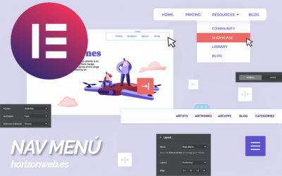 Cómo crear un menú con Elementor – Nav Menu + VÍDEO